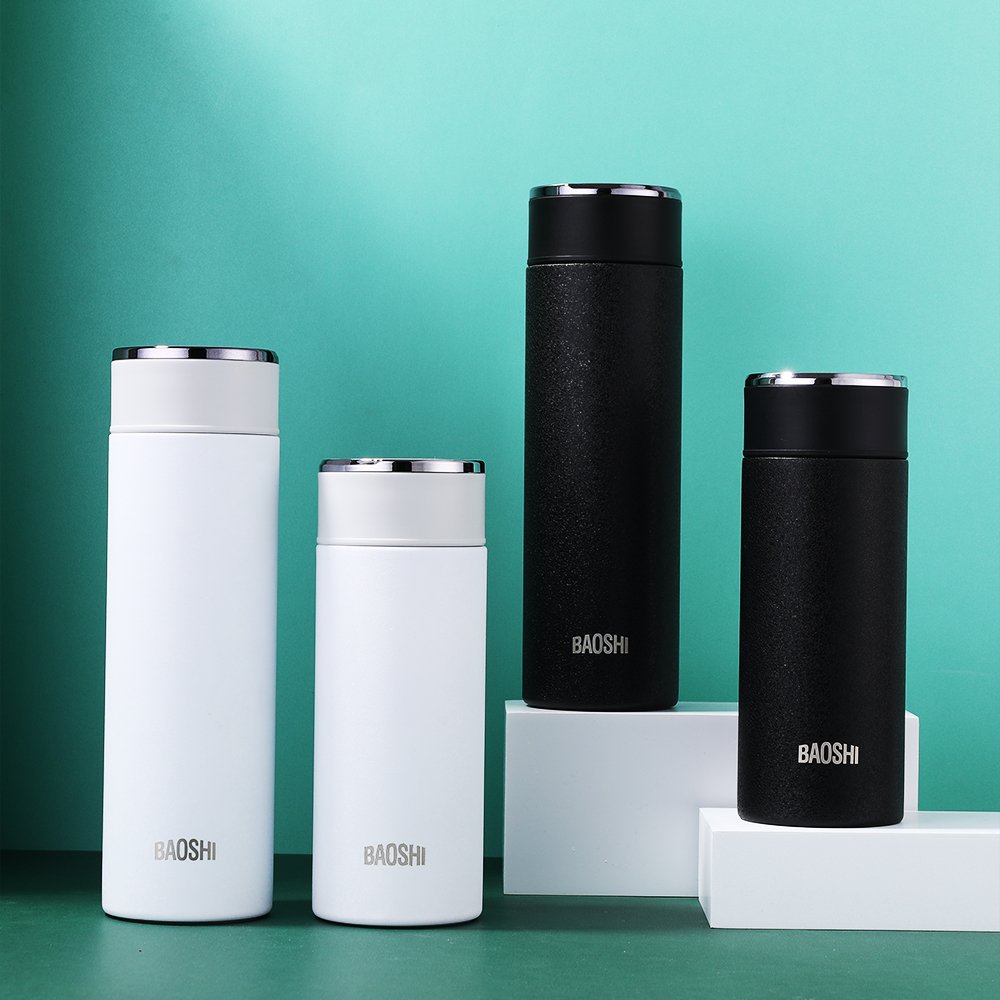 Fitness Portable 600ml Vacuum Flask Thermos Stainless Steel Water Bottle