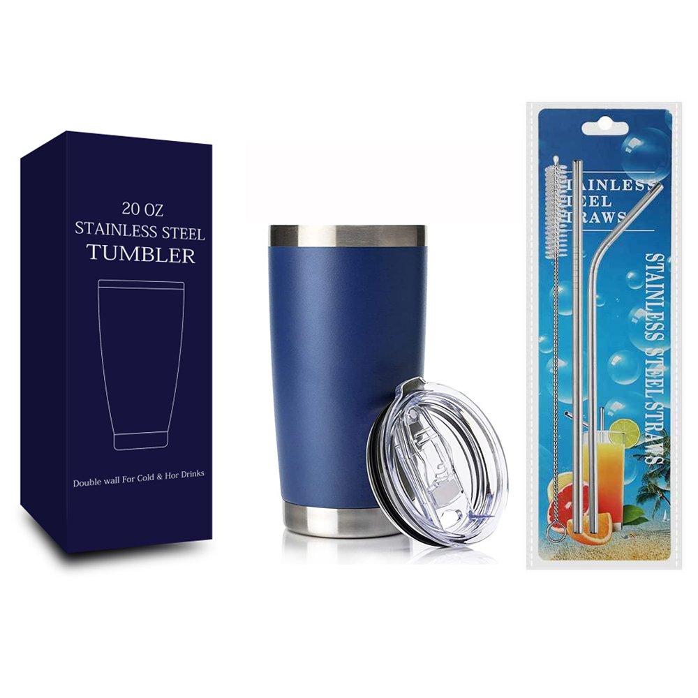 Custom tumbler cups vacuum insulated double wall stainless steel 20oz 30oz 40oz outdoor travel coffee tumbler mug