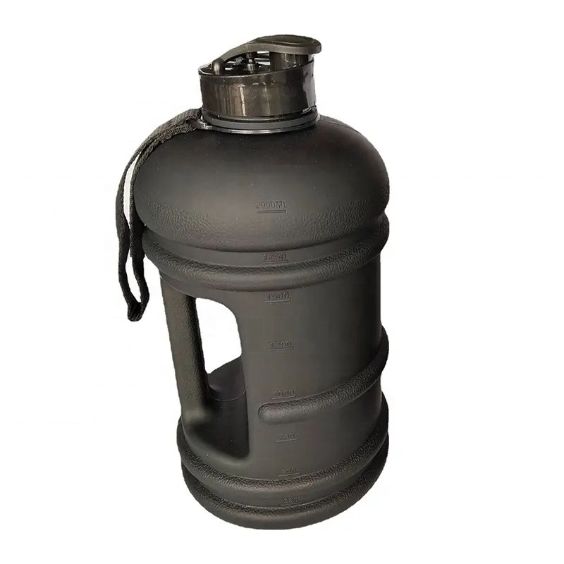 Customize 74 oz Jug Half Gallon Water Bottle 2.2 Liter Water Jug Gym Workouts Matte Sports Bottle Water BPA FREE