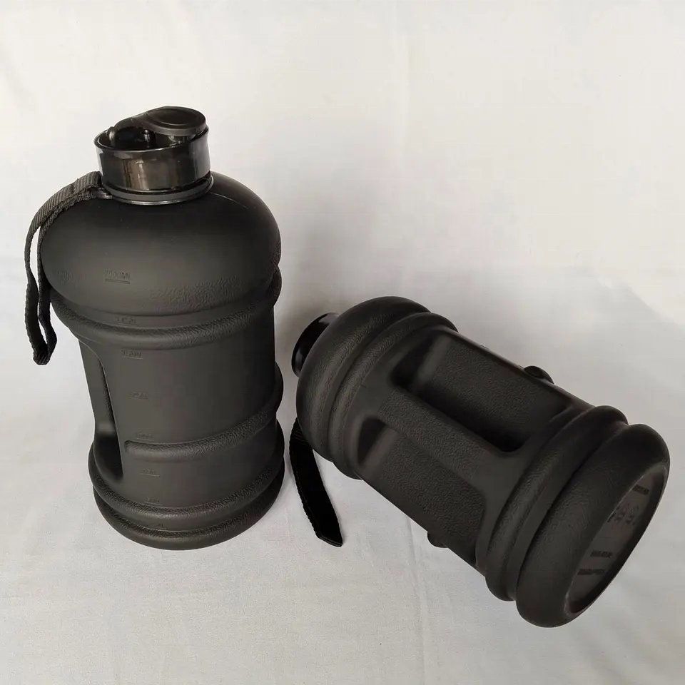 Customize 74 oz Jug Half Gallon Water Bottle 2.2 Liter Water Jug Gym Workouts Matte Sports Bottle Water BPA FREE
