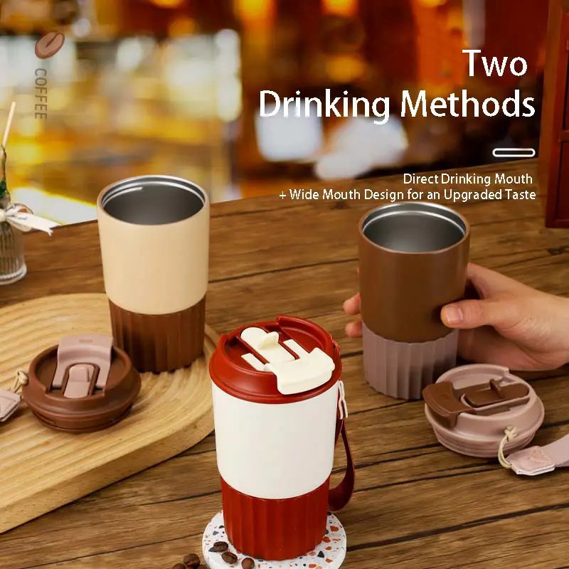 high quality 304 stainless steel vacuum coffee tumbler mug inside and outside outdoor water cup