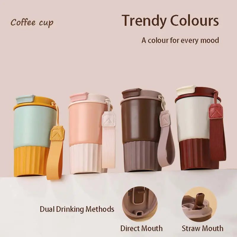 high quality 304 stainless steel vacuum coffee tumbler mug inside and outside outdoor water cup