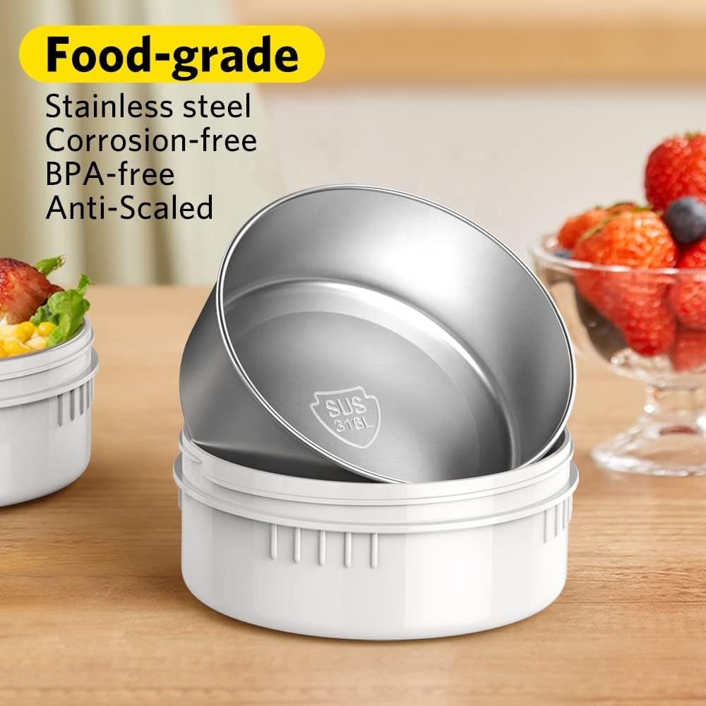 Custom Logo Meal Prep Containers Portable Stainless Steel Food Thermos Bottle Lunch Box