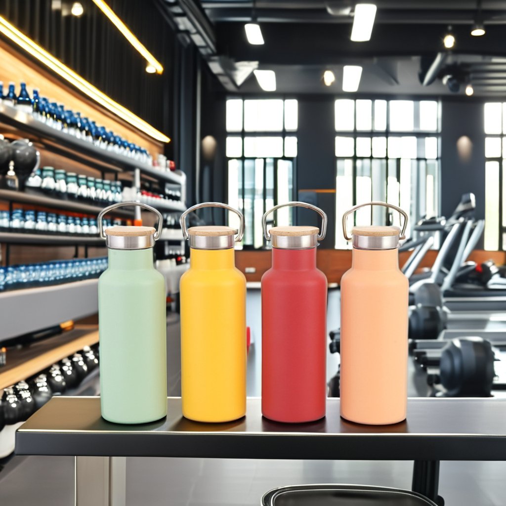 Vacuum Insulated Sport Water Bottle Thermal Flask for Camping Travel