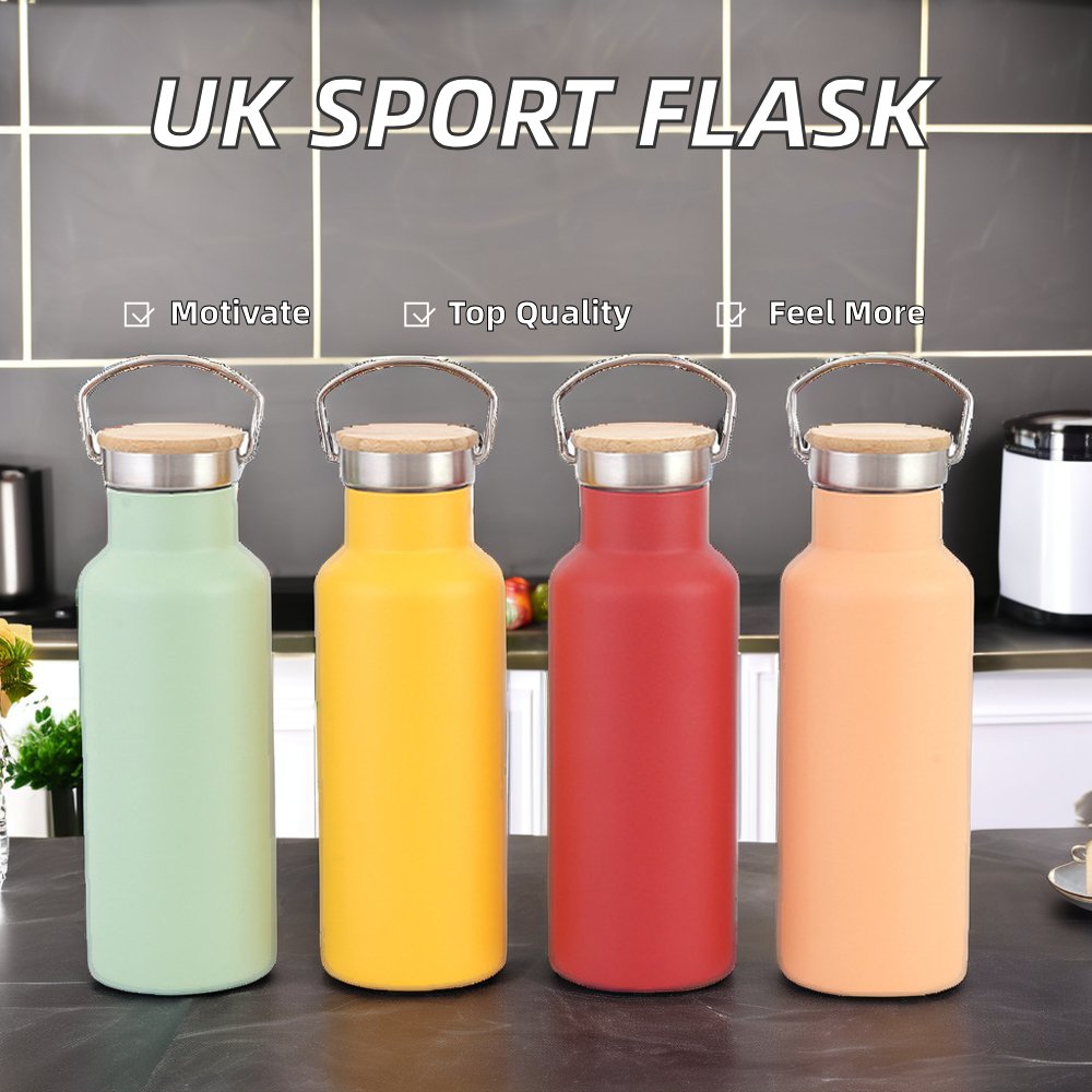 Vacuum Insulated Sport Water Bottle Thermal Flask for Camping Travel