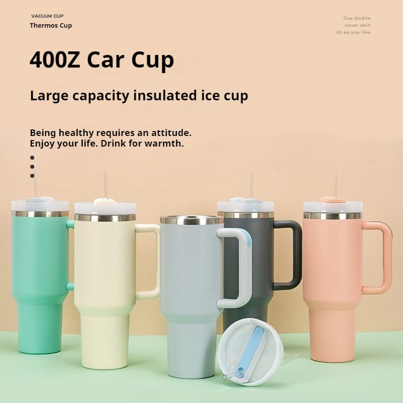 Upgrade 20oz 30oz 40oz Pink Tumblers Wholesale Bulk Stainless Steel Insulated Vacuum Flask Water Bottle Thermo Cup For Coffee