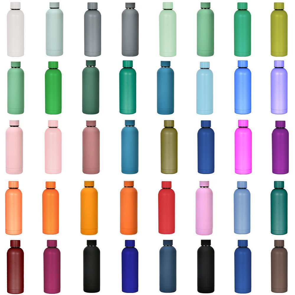 Customized Color Logo Reusable Gym Sport Metal Bottles Sublimation Stainless Steel Vacuum Flasks Thermos Drinking Water Bottle
