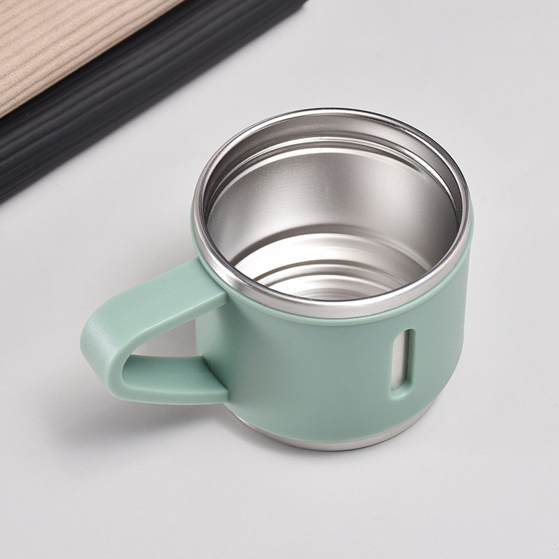 Geschenkset Flasche Mit Tasse Insulated Thermos Bottle Vacuum Flask Water Bottle Mug Tumbler Gift Set With 3 Lids