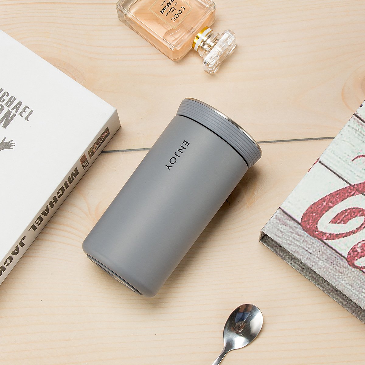 Stainless Steel Thermos Tumbler Travel Coffee Mug Water Cup Vacuum Flask Cups Bottle Thermo cup Garrafa