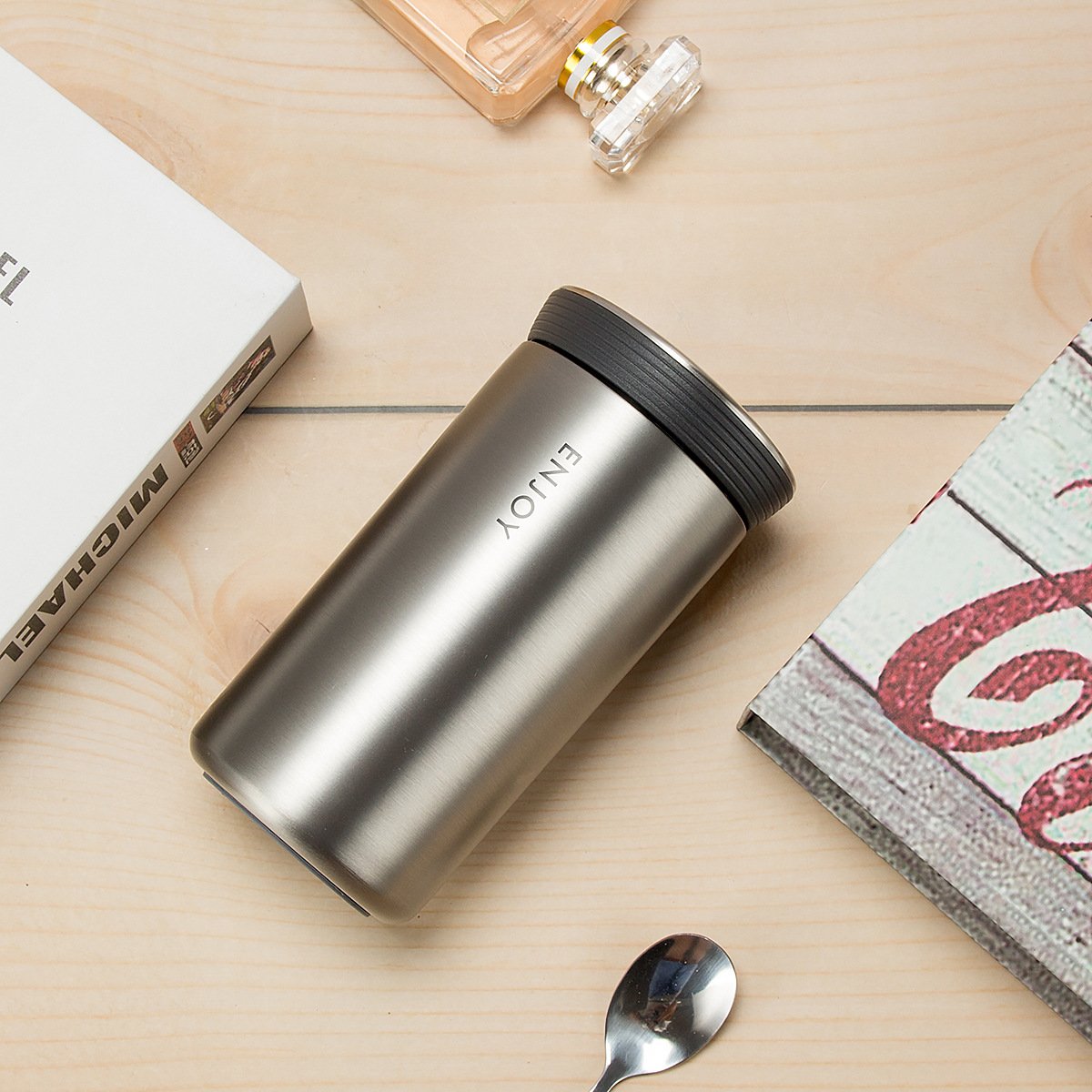 Stainless Steel Thermos Tumbler Travel Coffee Mug Water Cup Vacuum Flask Cups Bottle Thermo cup Garrafa