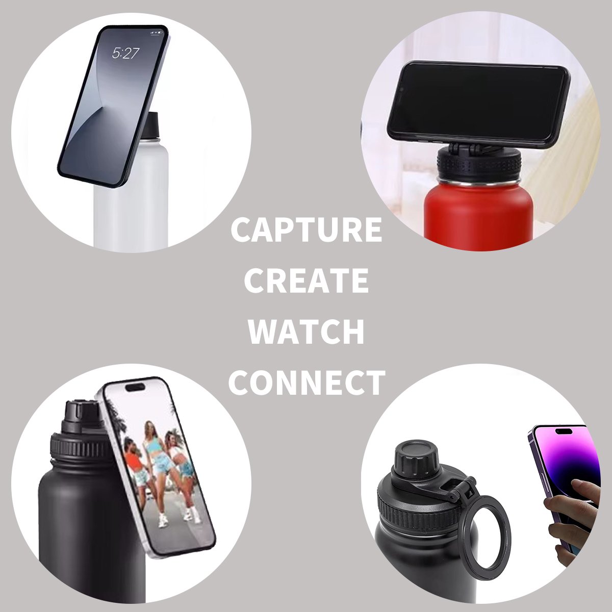 Custom Logo Sport Wide Mouth Double Wall Stainless Steel Thermos Coffee flasks Vacuum Insulated flask With Lid