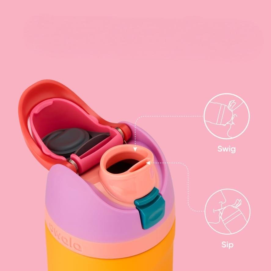 New arrival 24oz 32oz OwalafreeSip Insulated Stainless Steel Water Bottle with Straw for Sports and Travel