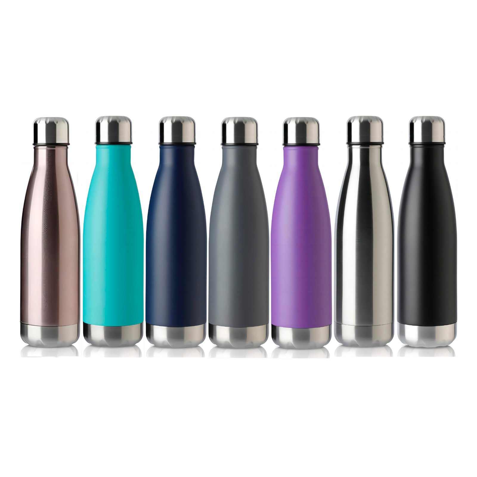 17oz Stainless Steel Insulated Water Bottle Cola BPA Free Eco-friendly Double Wall Vacuum Flask Sports Leakproof Water Tumbler