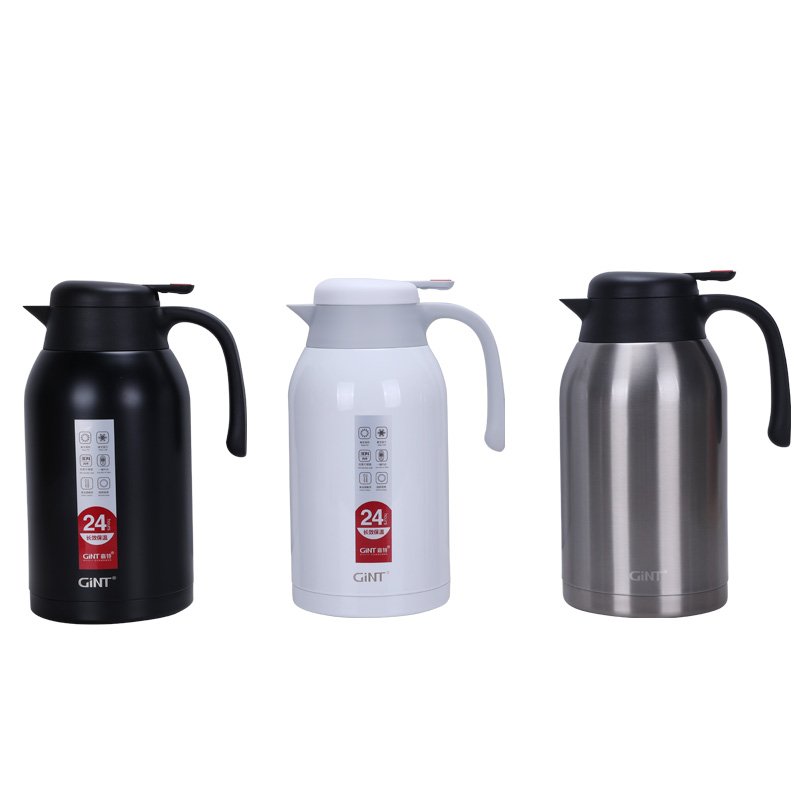 GiNT Thailand Factory 2.2L Traditional Stainless Steel Chinese Food Flask Warmer Vacuum With 24h Hot Tea Usage