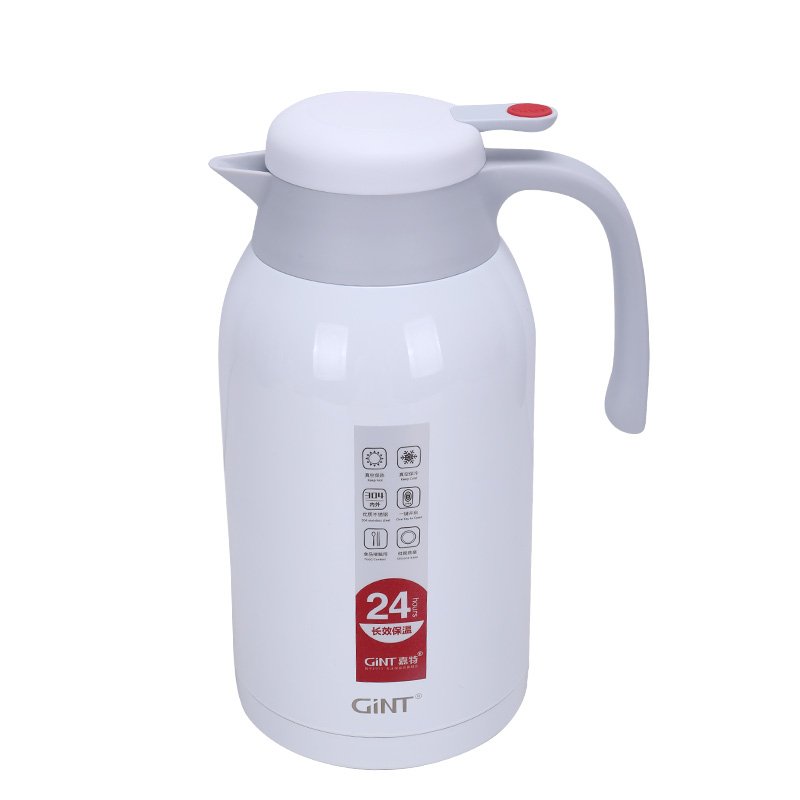 GiNT Thailand Factory 2.2L Traditional Stainless Steel Chinese Food Flask Warmer Vacuum With 24h Hot Tea Usage