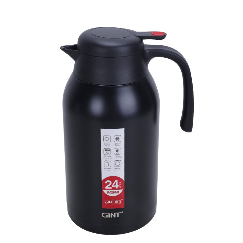 GiNT Thailand Factory 2.2L Traditional Stainless Steel Chinese Food Flask Warmer Vacuum With 24h Hot Tea Usage
