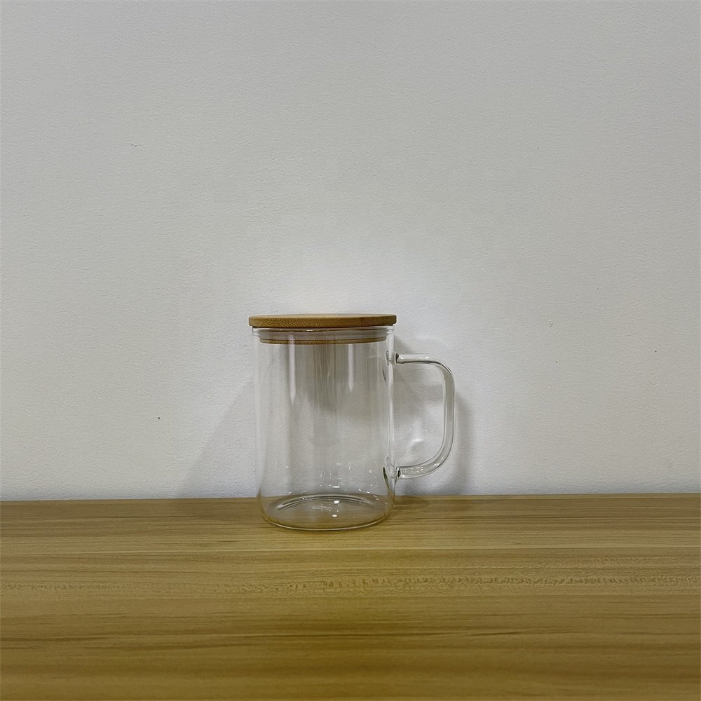 17oz Clear/Frosted Glass Sublimation Mug