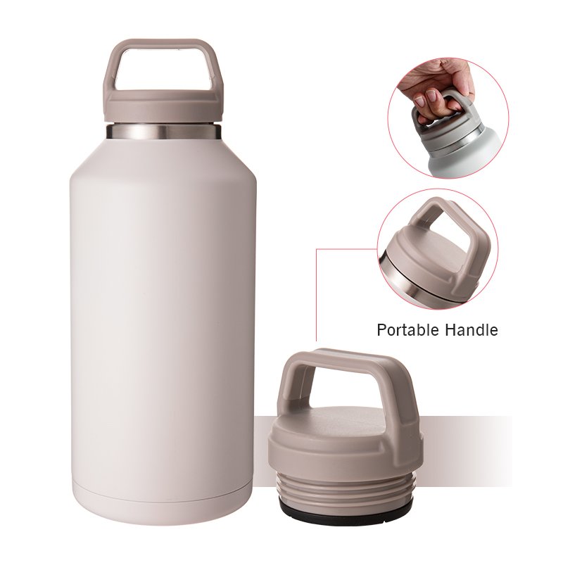 2024 Hot sale Leak Proof Vacuum Double Wall Vacuum Insulated Stainless Steel Sports Water Bottle with Straw Lid wide mouth