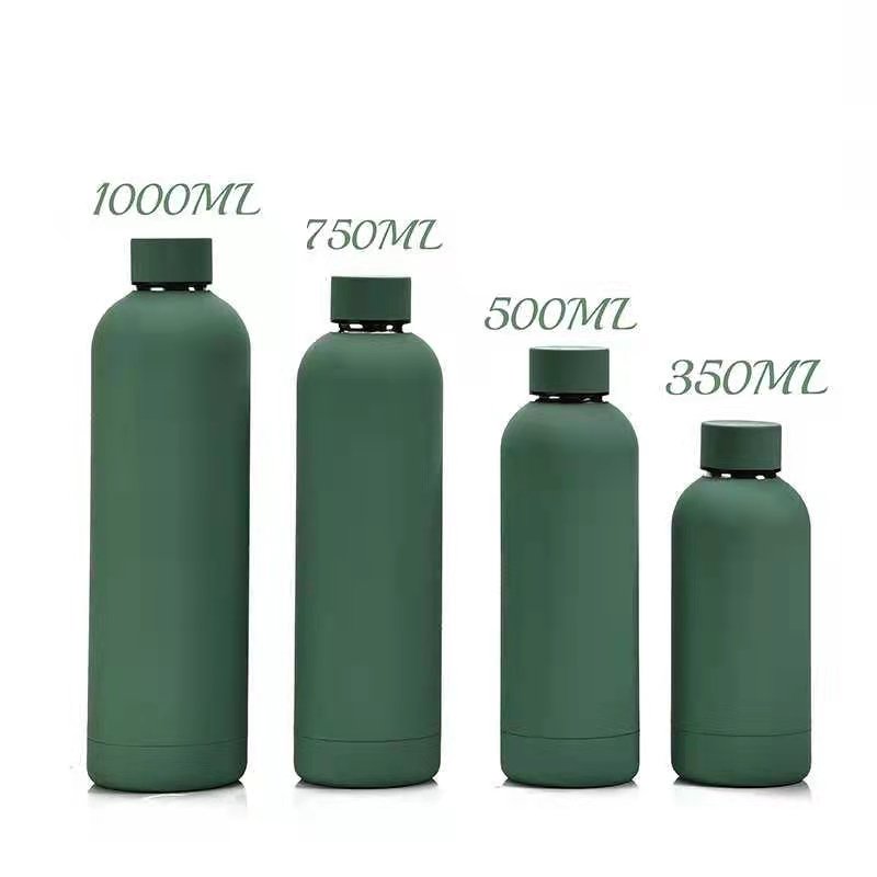 amazon hot selling 2023 portable thermos stainless steel bottle frosted vacuum flasks for hot cold