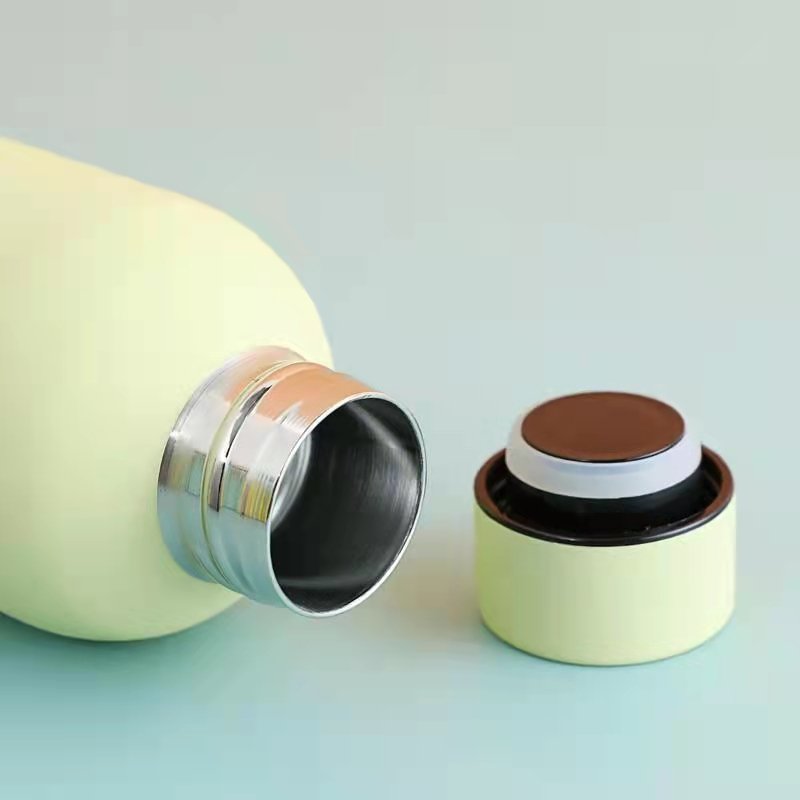 amazon hot selling 2023 portable thermos stainless steel bottle frosted vacuum flasks for hot cold