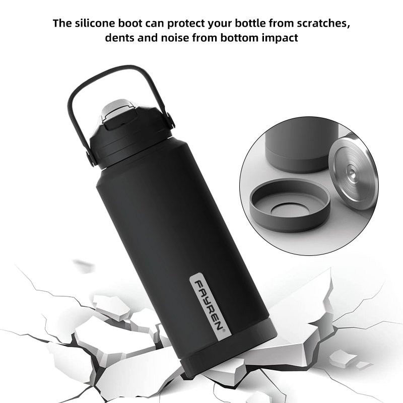 Wholesale Portable Stainless Steel Travel Sports Drink Water Bottle 12oz 18oz 32oz Double Wall Insulated Vacuum Flask With Lid