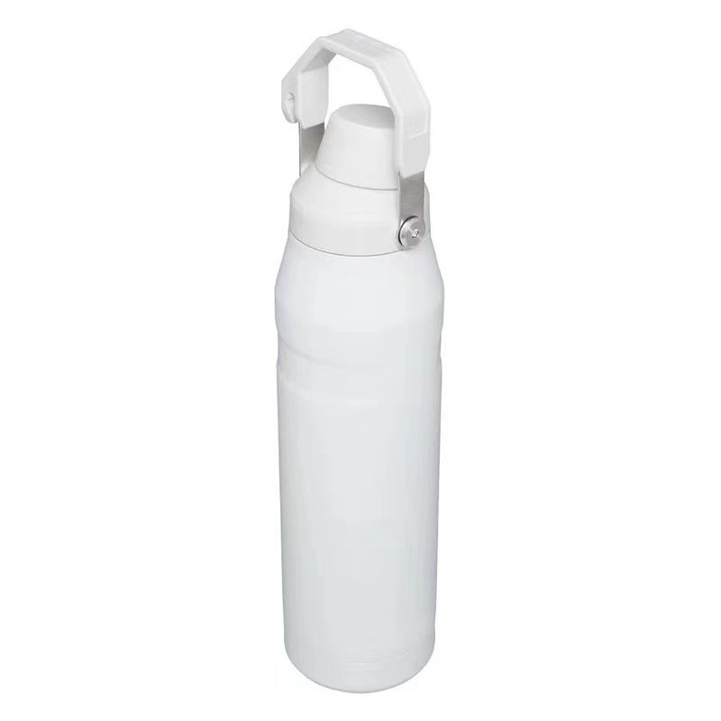 Custom 36oz large capacity thermos vacuum flasks kettle stainless steel double wall insulated gym water bottles with handle