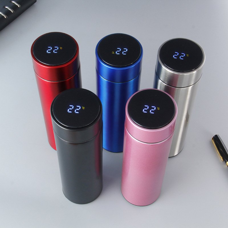 New Trending Smart LED Temperature Display Insulation Bottle Intelligent thermos Stainless Steel Intelligent Vacuum Flask