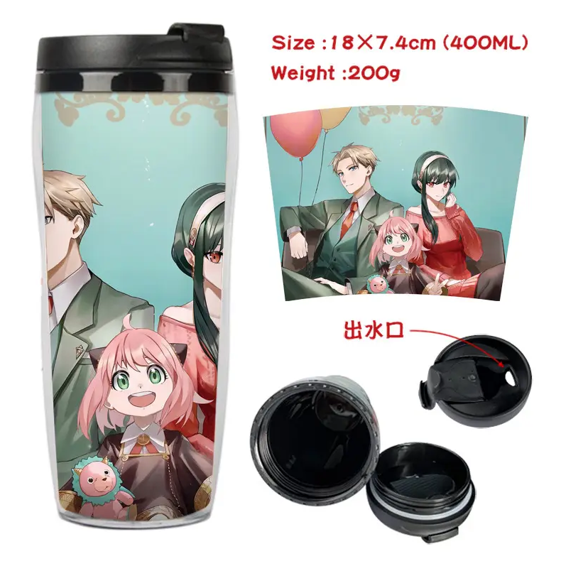 Anime Heat Sensitive Coffee Mug Sakura Plastic High Quality Water Cup Heat-resistant Handmade mug for Milk Whiskey
