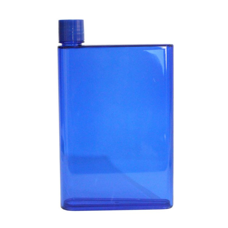 Convenient thin shape plastic water cup Flat paper kettle plastic water bottle cup save space easy to carry