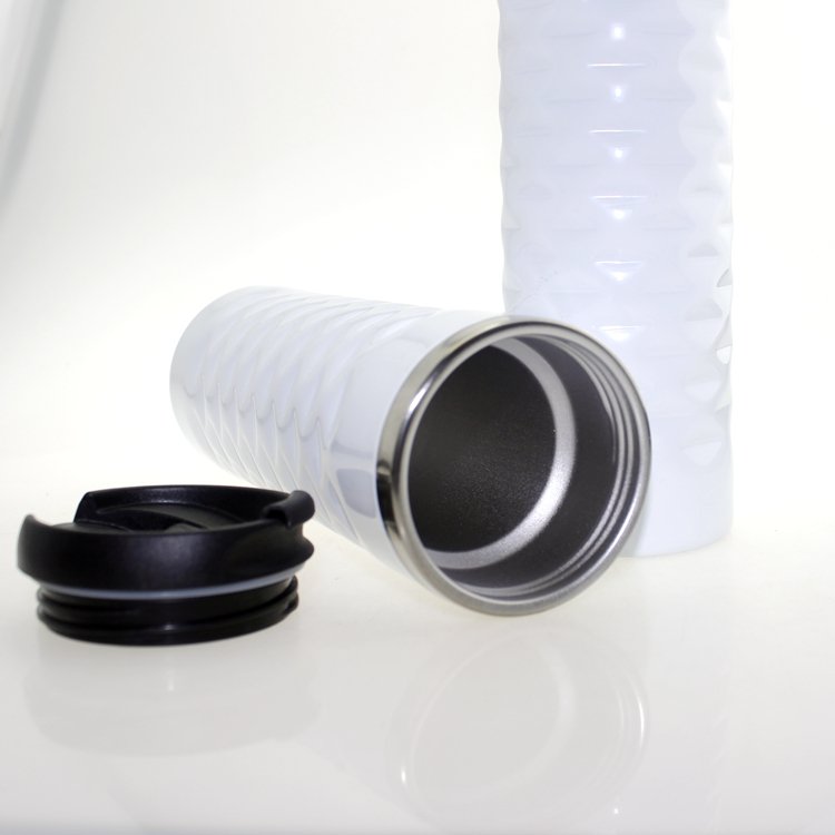 New Style Double Wall Stainless Steel Insulated Travel Coffee Mug With leak-proof Lid