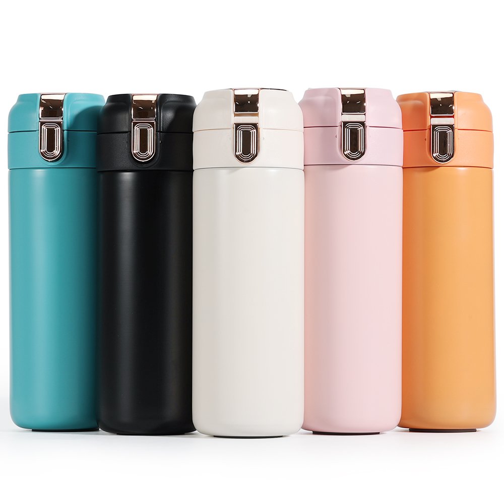 Custom Logo 500ml smart water bottle Double Wall vacuum flask stainless steel water bottle with lid