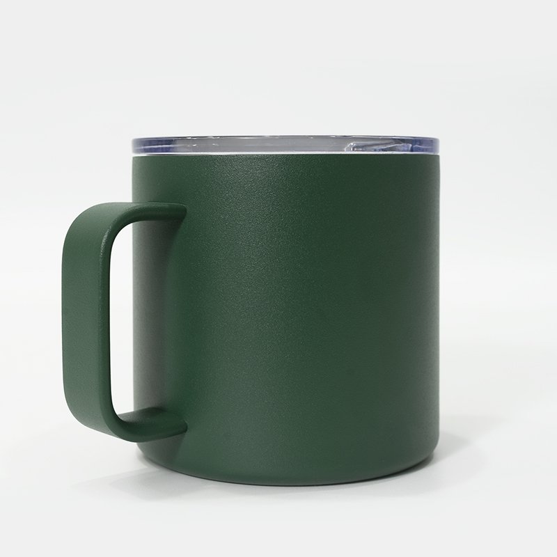 Thermal Insulated Mug 15oz Double Walled Vacuum Insulated Stainless Steel Coffee Cup Mug With Lid