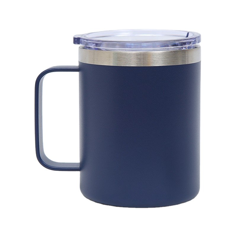 Factory Direct 12oz Skinny Straight Heat Press Coffee Beer Wine Mug Tumbler With Handle Mugs For Presents