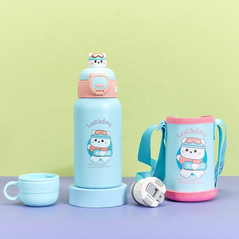 Goofit Wholesale 500ml Vacuum Insulated Water Bottle Keep Hot and Cold Water Bottle 500ML Thermal Flask For Adult School Kids