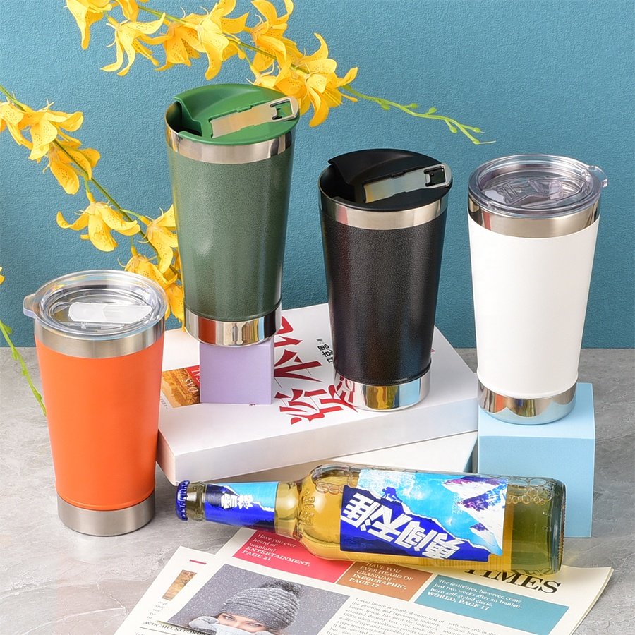 20oz 600ml Water New Year Promotional Colorful Vacuum Printable Insulated Thermal Stainless Steel Beer Mug