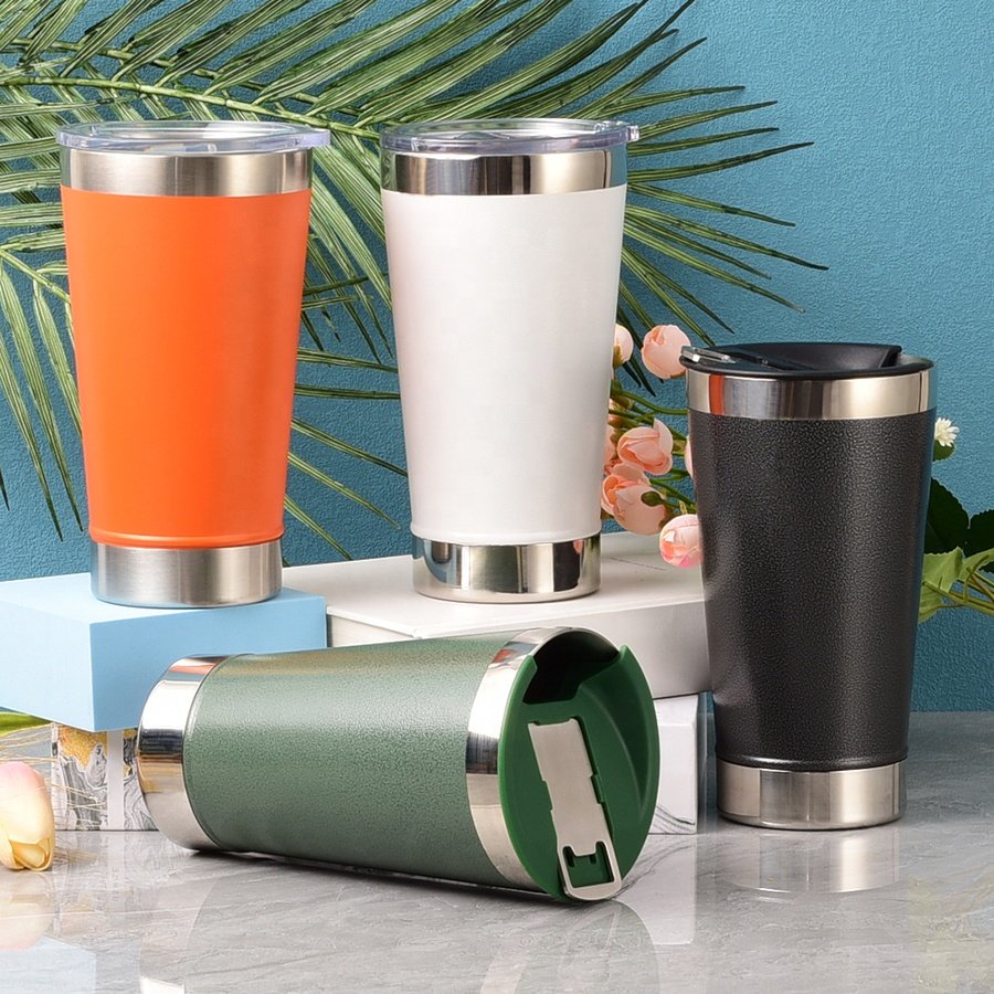 20oz 600ml Water New Year Promotional Colorful Vacuum Printable Insulated Thermal Stainless Steel Beer Mug