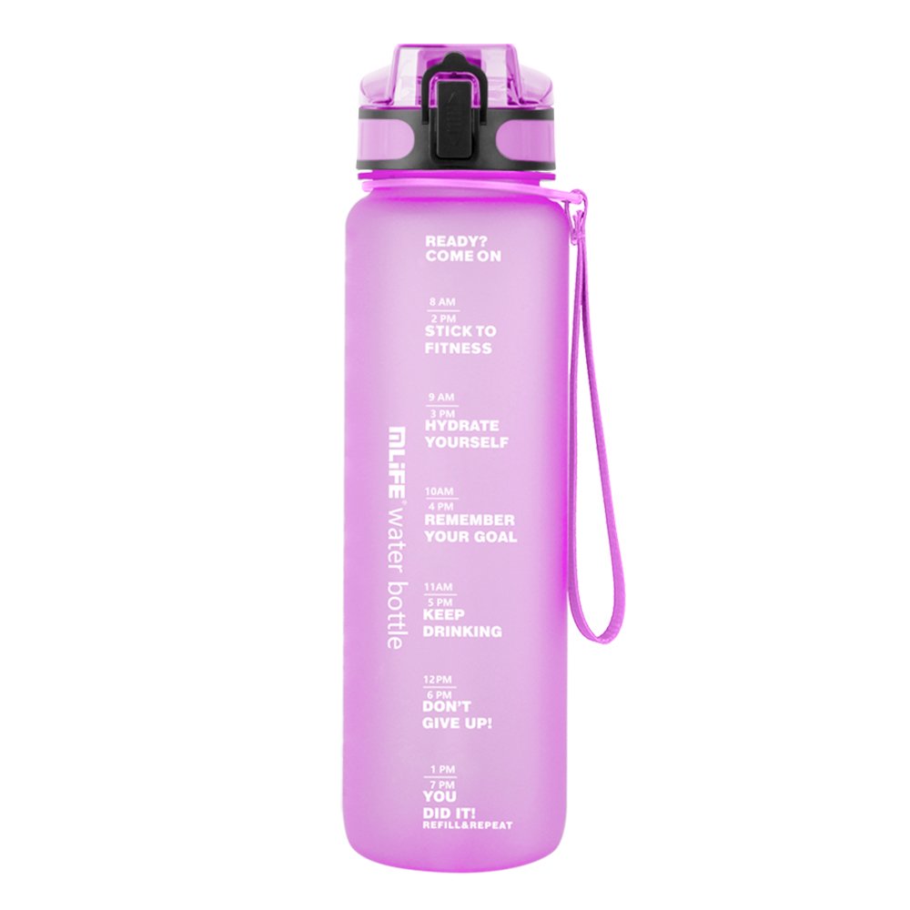 BPA free dishwasher safe tritan sport plastic tritan water bottle gym drink bottle Motivational Water Bottle with Time Marker