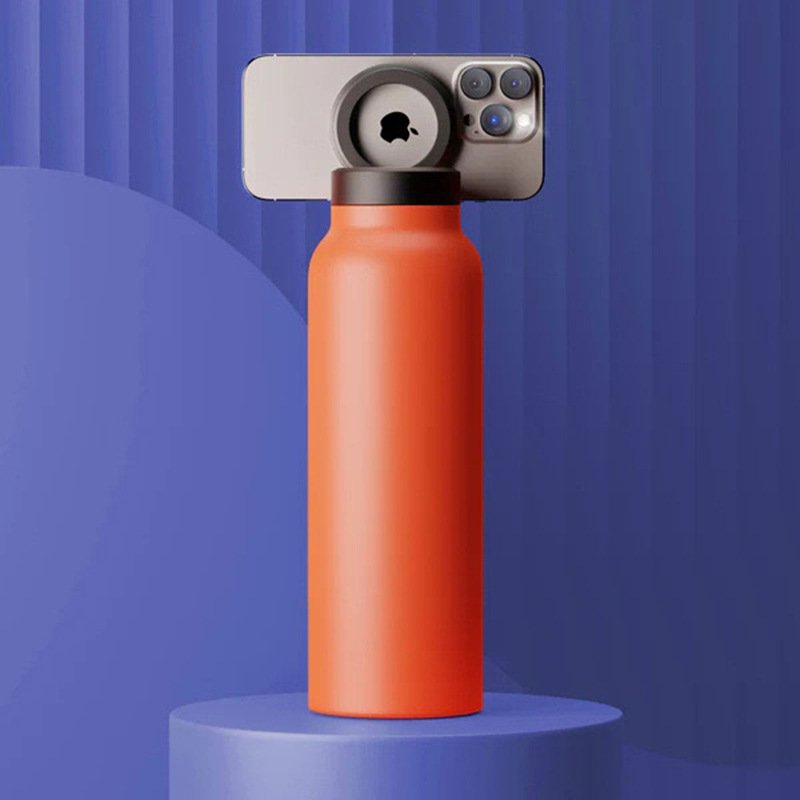 Hot Sell New Arrival 700ml Stainless Steel Insulated Magsafe Water Bottle with Magnetic Ring Vacuum flask