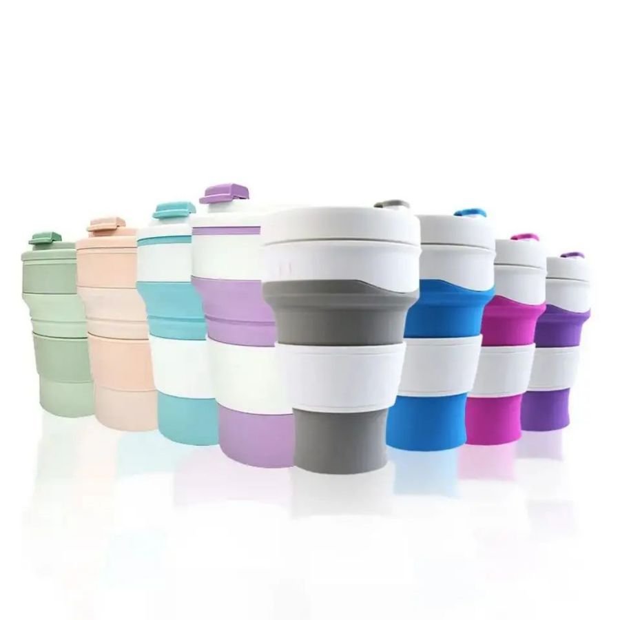 Water Bottles Mug Gym Hot and Drinks with Bpa Free Food Grade Temperature Reusable Motivational Bulk Silicone Wholesale Kids