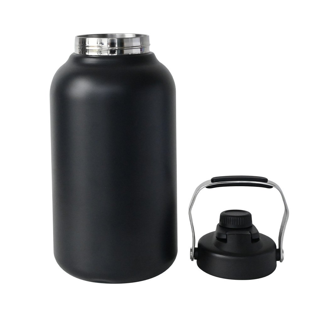 Custom Large 64oz 128oz vacuum flask travel tumbler stainless steel vacuum flask drinking insulated water bottle stainless steel
