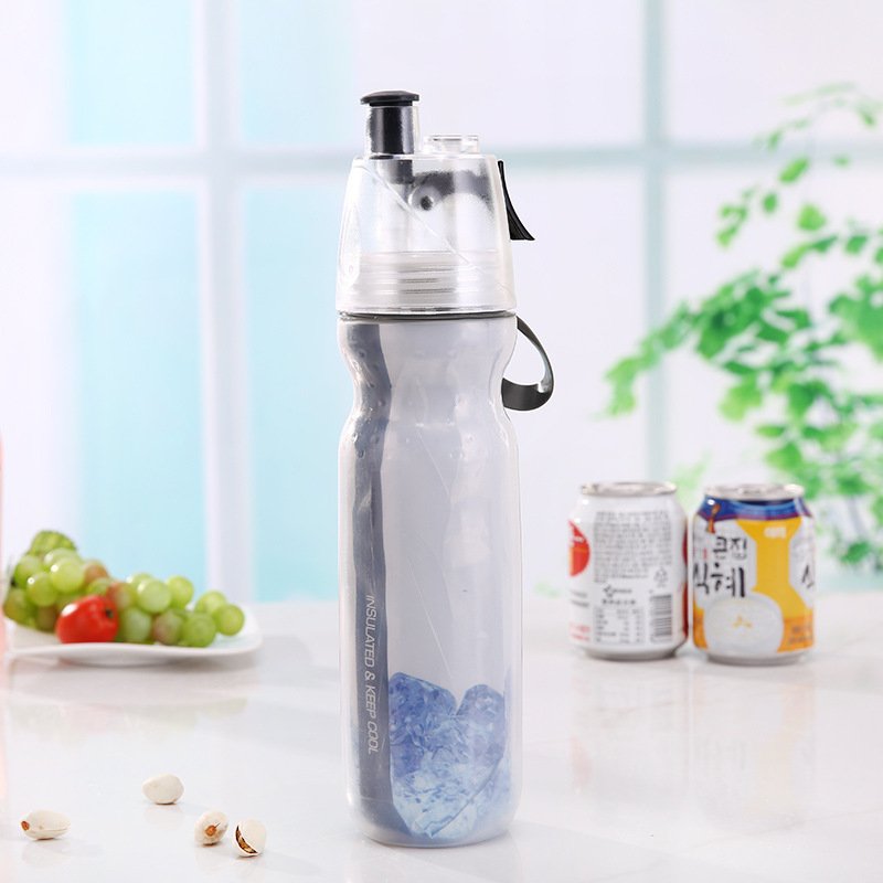 Outdoor Bike Sports 500Ml Portable Spray Sucking Drinking Plastic Water Bottles