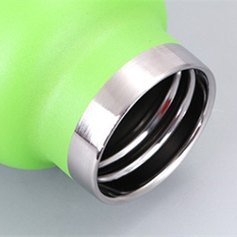 Back To School Child Colorful 350ml Portable Double Wall Stainless Steel Vacuum Flask Water Bottle With Handle
