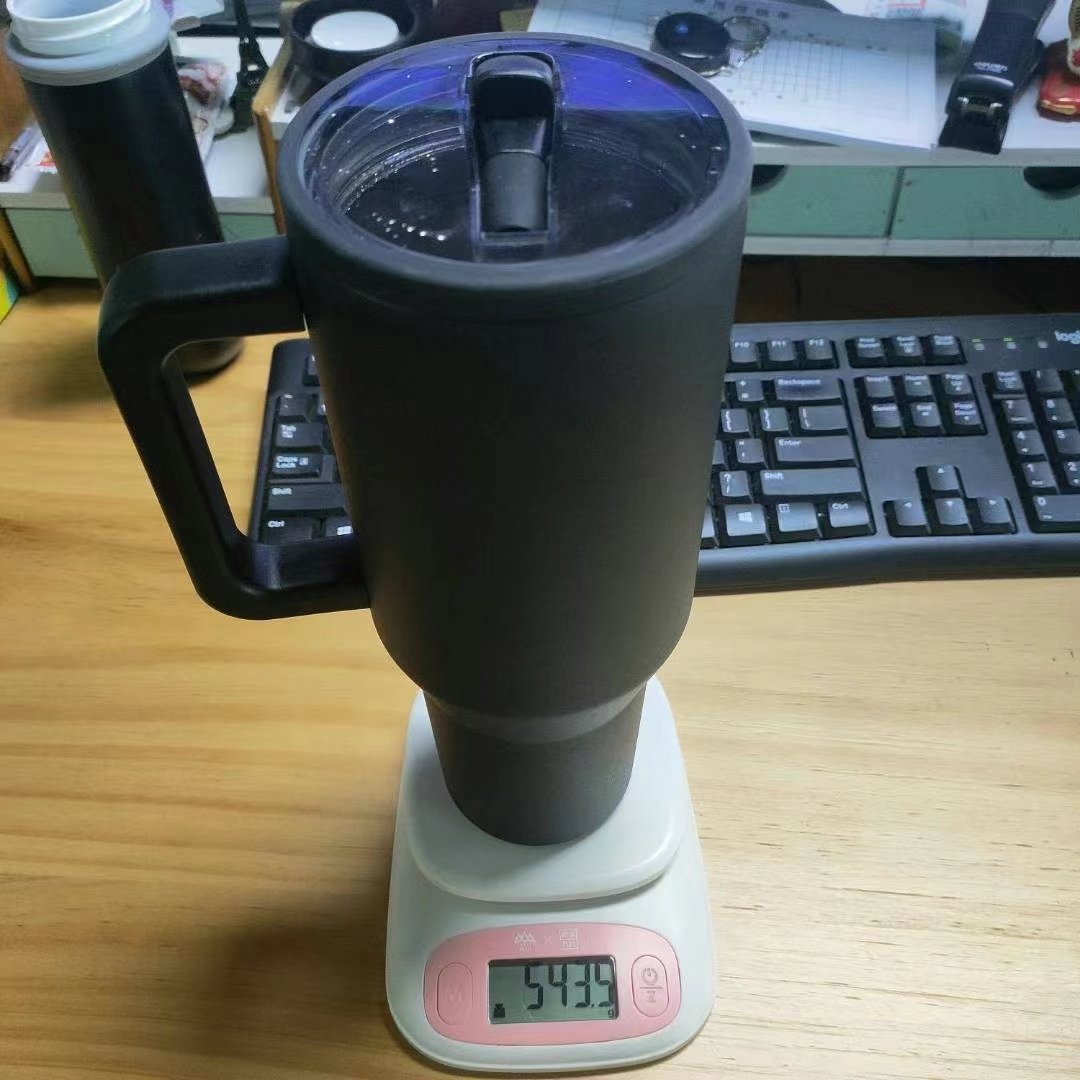 HydroJug vacuum flask 40oz flip straw hydro jug traveler tumbler with handle and straw with custom logo
