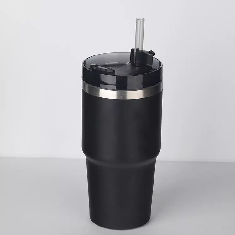 20 Oz Stainless Insulated Mug Vacuum Insulated Cup Double Wall Insulated Tumbler with Straw Customized Stainless Steel Modern