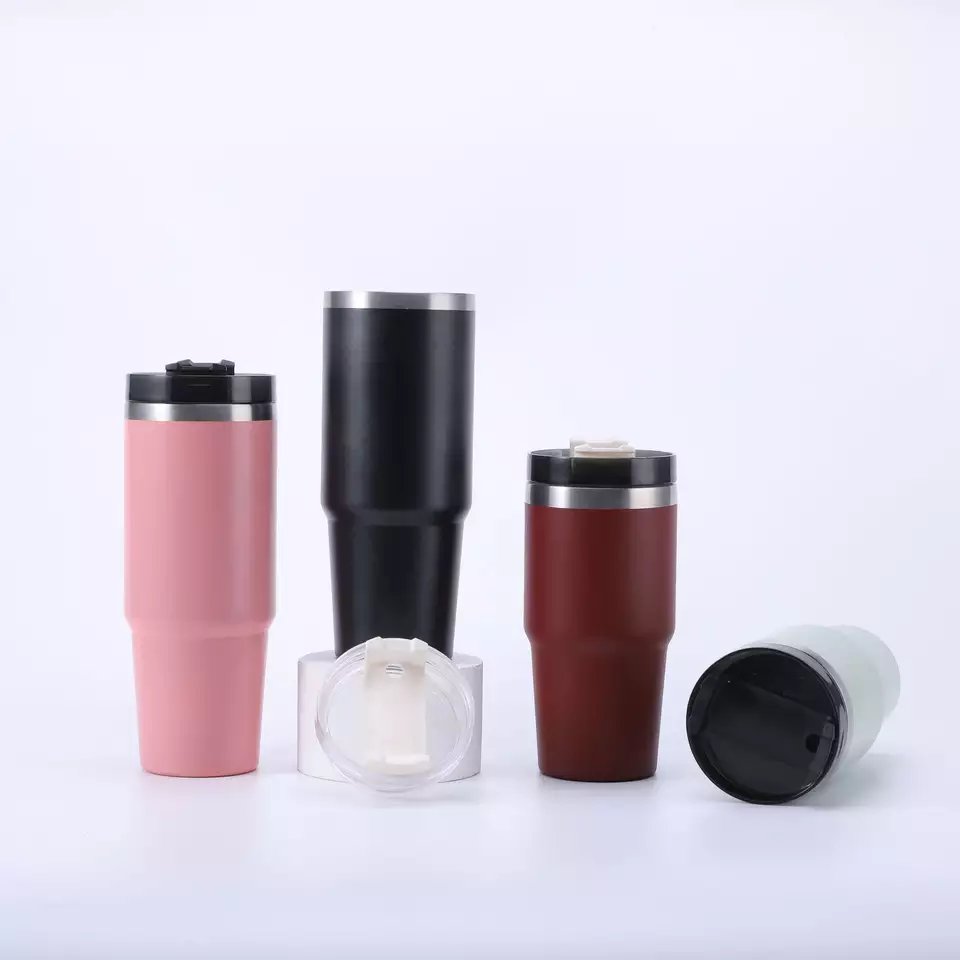 20 Oz Stainless Insulated Mug Vacuum Insulated Cup Double Wall Insulated Tumbler with Straw Customized Stainless Steel Modern