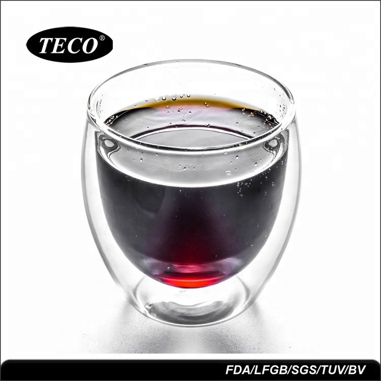 New Arrival Food Grade Clear Glass Glass Mug With Handle 250ml