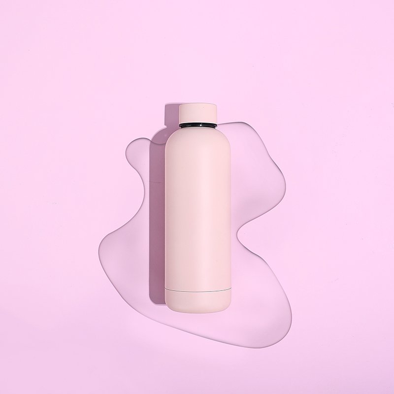 Custom 500ml Insulated Double Wall Small Mouth Stainless Steel Vacuum Flask Water Bottle
