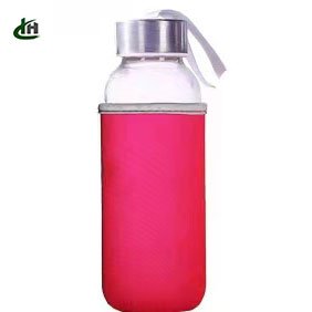 Portable Business Sports Water Bottle with Cloth Cover Plastic Sealed as Material Cup Featuring Tea Infuser for Gifts Christmas