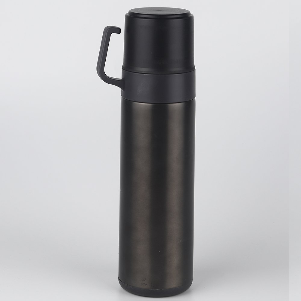 750ml Cartoon Deluxe Double Wall Seal For Thermos Ice Cream Carry Handle Vacuum Flask