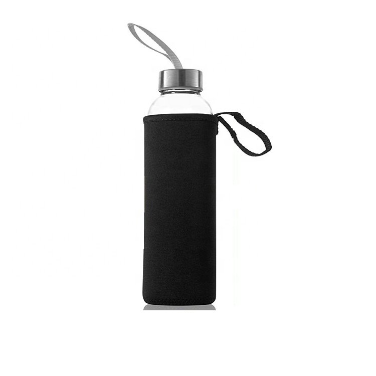 Wholesale 300ml 420ml 500ml 750ml 1000ml Hot Selling Empty Clear Round Glass Water Bottle